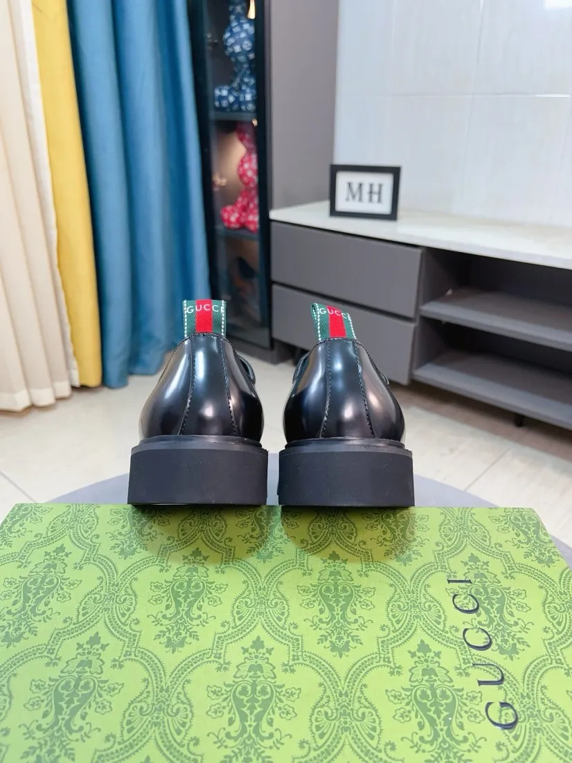 Men's men's shoes💰560🌹🌹Niuli [GUCCI] Formal men's leather shoes [strong][strong][strong] New model coming ~ original quality ☺The upper is imported from Italy with open edges, the leather is soft and delicate, and the wear-resistant and non-slip combination outsole is dignified and domineering, and the luxury charm is unobstructed! The natural and free nouveau riche leads the trend. Code number: 38-44